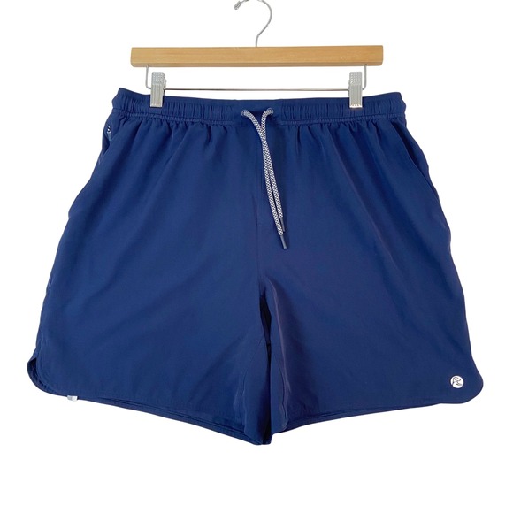 Rhoback Other - Rhoback Men XL Grit Gym Shorts Navy Blue 6" Lined Athletic Running Workout